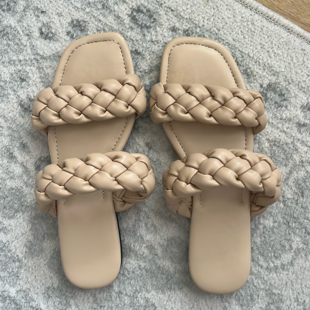 Braided Flat Sandals